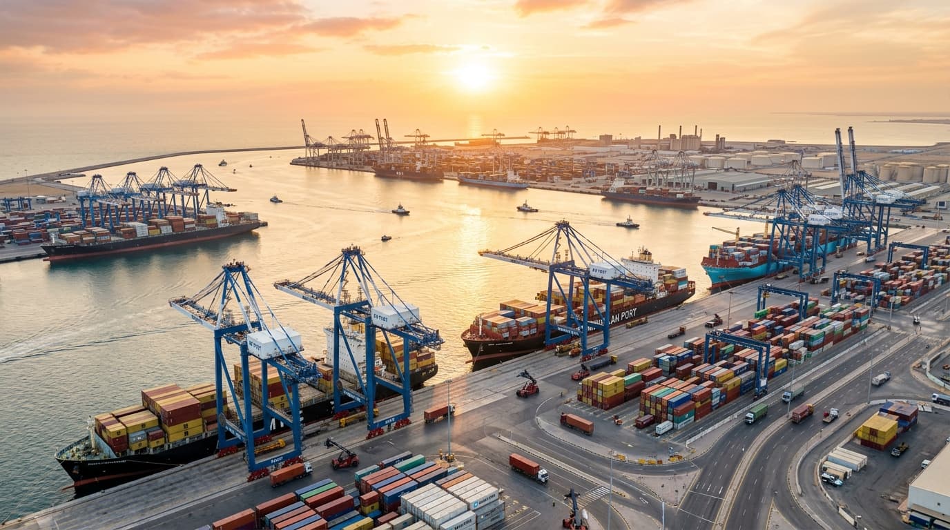 Saudi Sea Freight and Container Port
